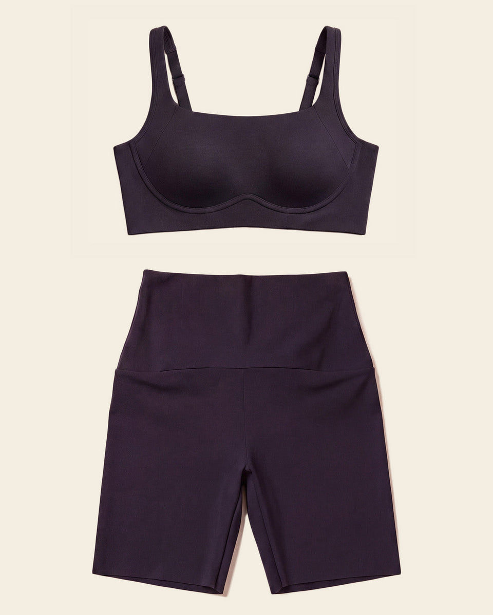 Everyday Bra & PowerStay Short en Negro