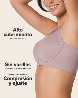Brasier sin varilla ultracómodo alto soporte y cubrimiento#color_281-palo-de-rosa