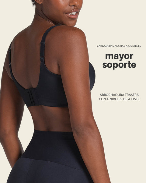 Brasier sin varilla ultracómodo de alto soporte y cubrimiento everyday bra#color_700-negro