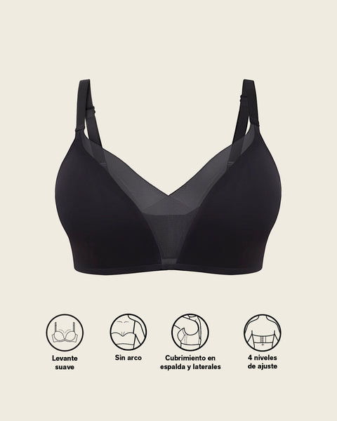 Brasier sin varilla de realce alto incorporado magical bra#all_variants