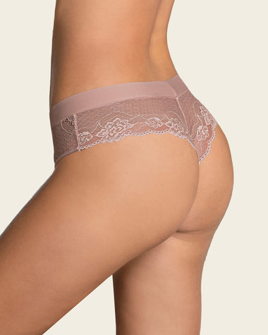 Panty cachetero en microfibra y detalles en smartLace#color_281-rosa-palido