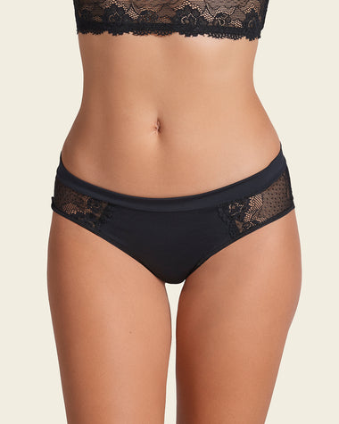 Panty cachetero en microfibra y detalles en smartLace#color_700-negro