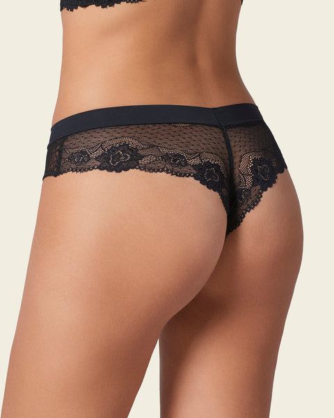 Panty cachetero en microfibra y detalles en smartLace#color_700-negro