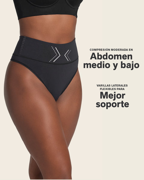 Brasilera de control moderado tiro alto en SkinFuse#color_700-negro