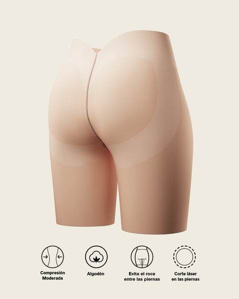 Short de control efecto invisible espalda en U#color_801-cafe-medio