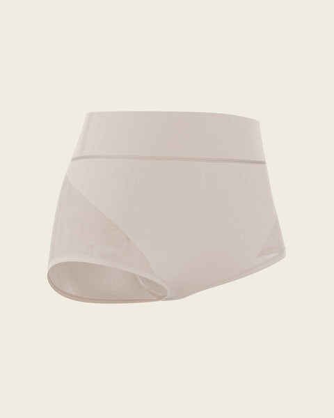 Panty faja de control moderado tiro alto en SkinFuse#color_802-cafe-claro