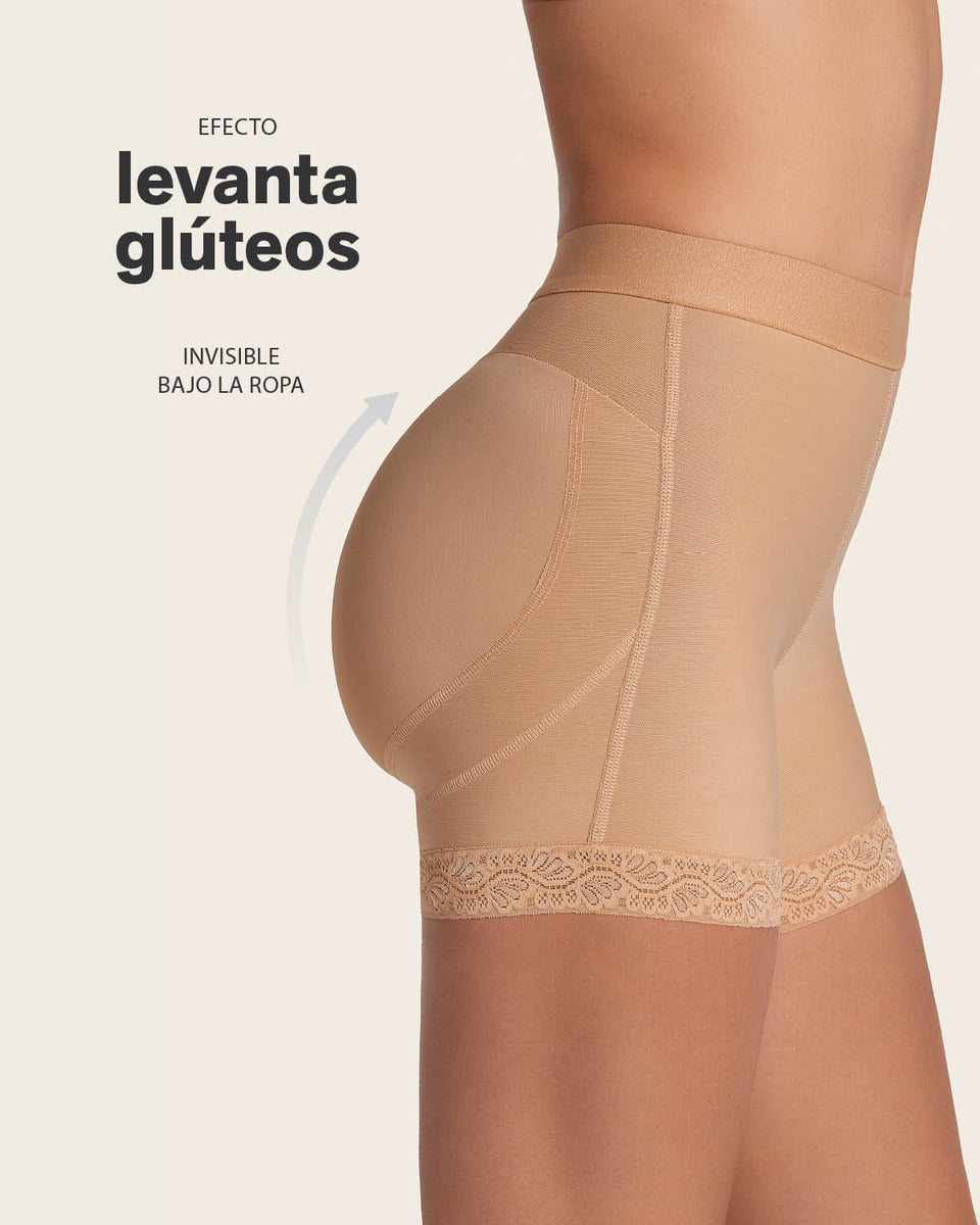 Panty faja tipo short levanta glúteos Leonisa México
