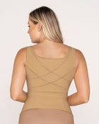 Faja camiseta de reducción con corrector de postura