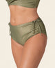 Panty de bikini tiro alto de control suave de abdomen#color_629-verde