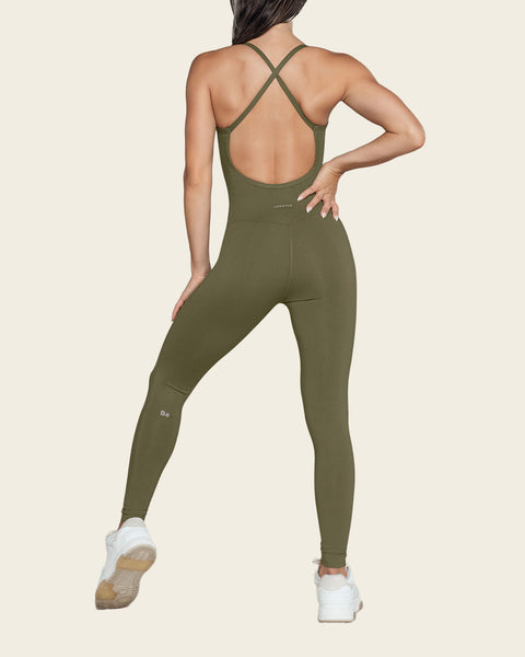 Enterizo deportivo Leonisa active by Silvy Araujo#color_869-verde