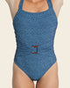 Traje de baño con faja de control fuerte de abdomen#color_522-azul-medio