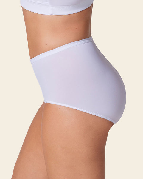 Panty clásico de control suave con excelente modelación#color_000-blanco