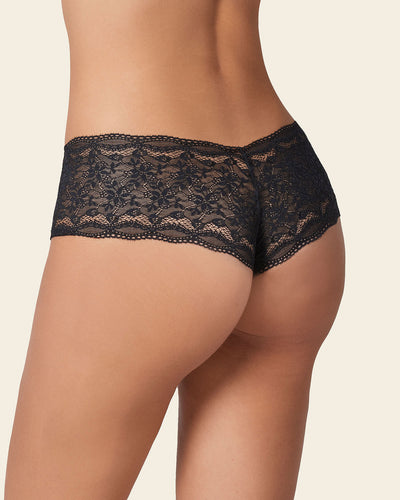 Panty estilo hipster en encaje moderno#color_712-negro