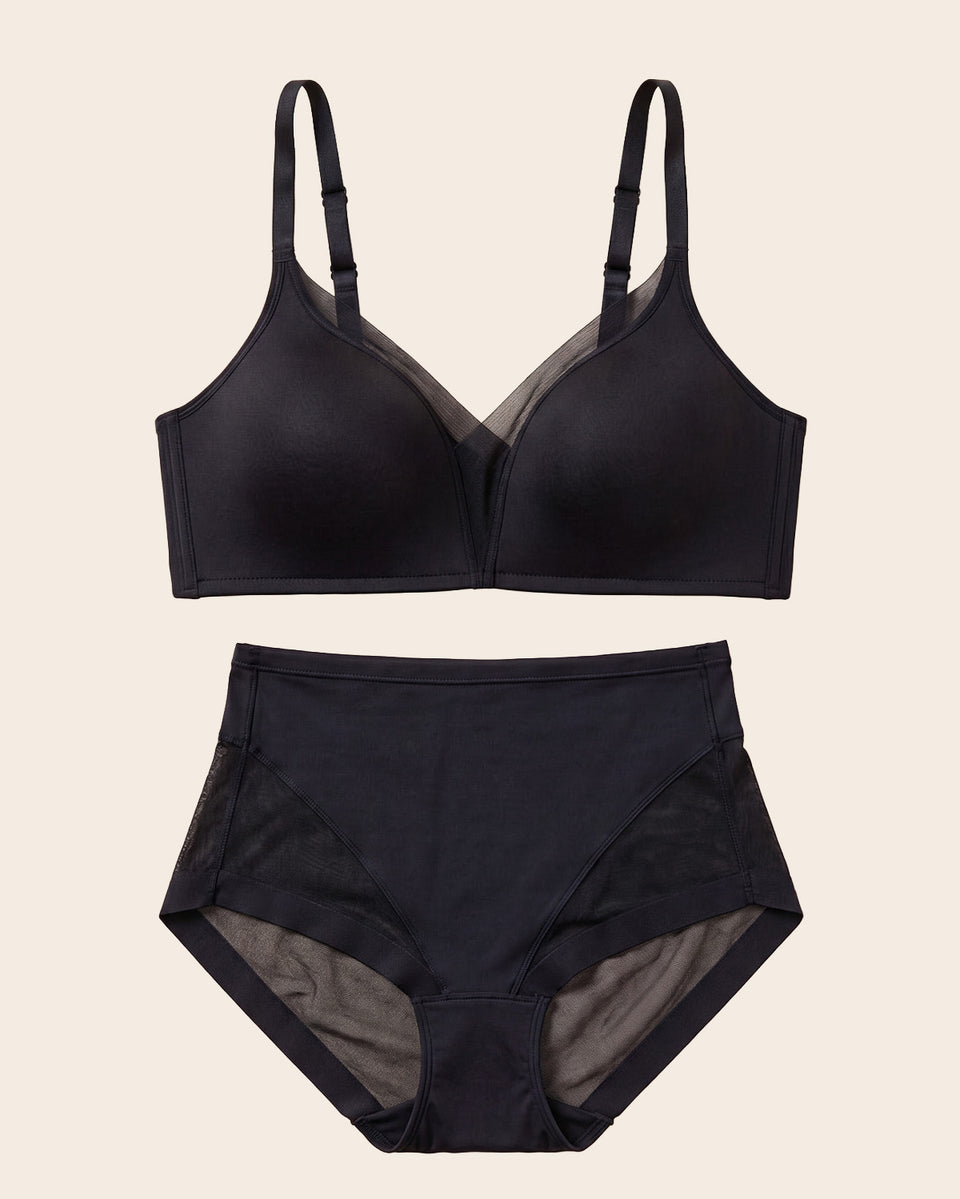 Brasier ComfortFit & Panty Truly Undetectable en Negro