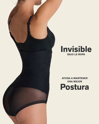 Faja cinturilla de control moderado tecnología skinfuse#color_700-negro