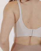 Brasier de realce suave y cubrimiento alto en sisa y espalda cover bra