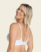 Brasier invisible de realce alto de copas con memoria y varillas#color_000-blanco
