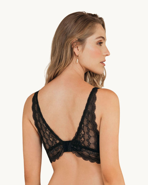 Brasier ultracómodo con delicados toques de encaje#color_700-negro