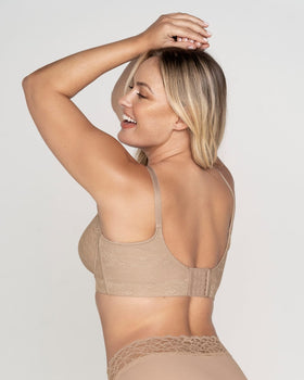 Brasier de realce suave y cubrimiento alto en sisa y espalda cover bra en encaje#color_802-cafe-claro
