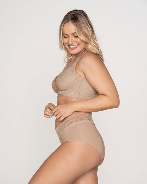 Brasier de realce suave y cubrimiento alto en sisa y espalda cover bra en encaje#color_802-cafe-claro