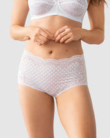 Panty clásico en encaje smartlace#color_000-blanco
