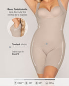 Body busto libre ultraliviano de control fuerte