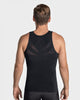 Camiseta ajustada para hombre de control suave en microfibra#color_700-negro
