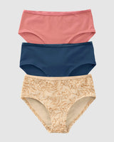 Paquete x 3 panty clásico de máxima comodidad y frescura#color_s28-azul-rosa-marfil-estampado