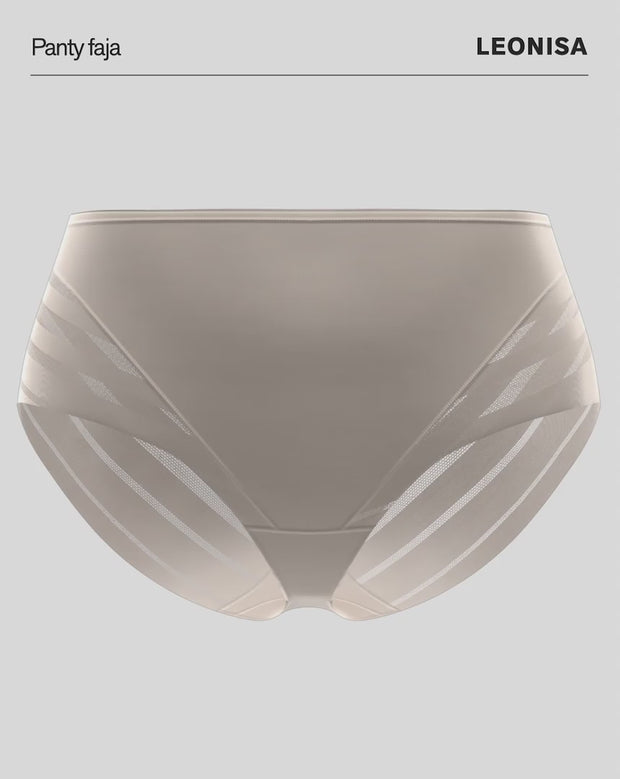 Panty faja clásico con control moderado de abdomen y bandas en tul#all_variants